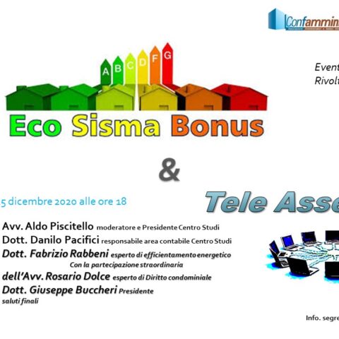 Eco-bonus – Sisma-bonus tele assemblea